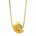 Golden Hour Sculptural Necklace | Amber