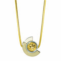 Golden Hour Sculptural Necklace | Off white
