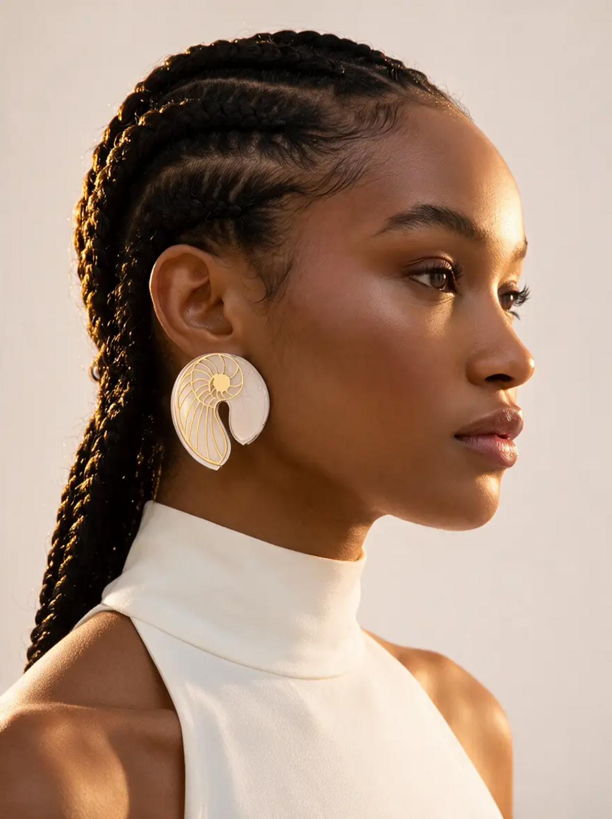 Ethereal Flow Statement Earrings