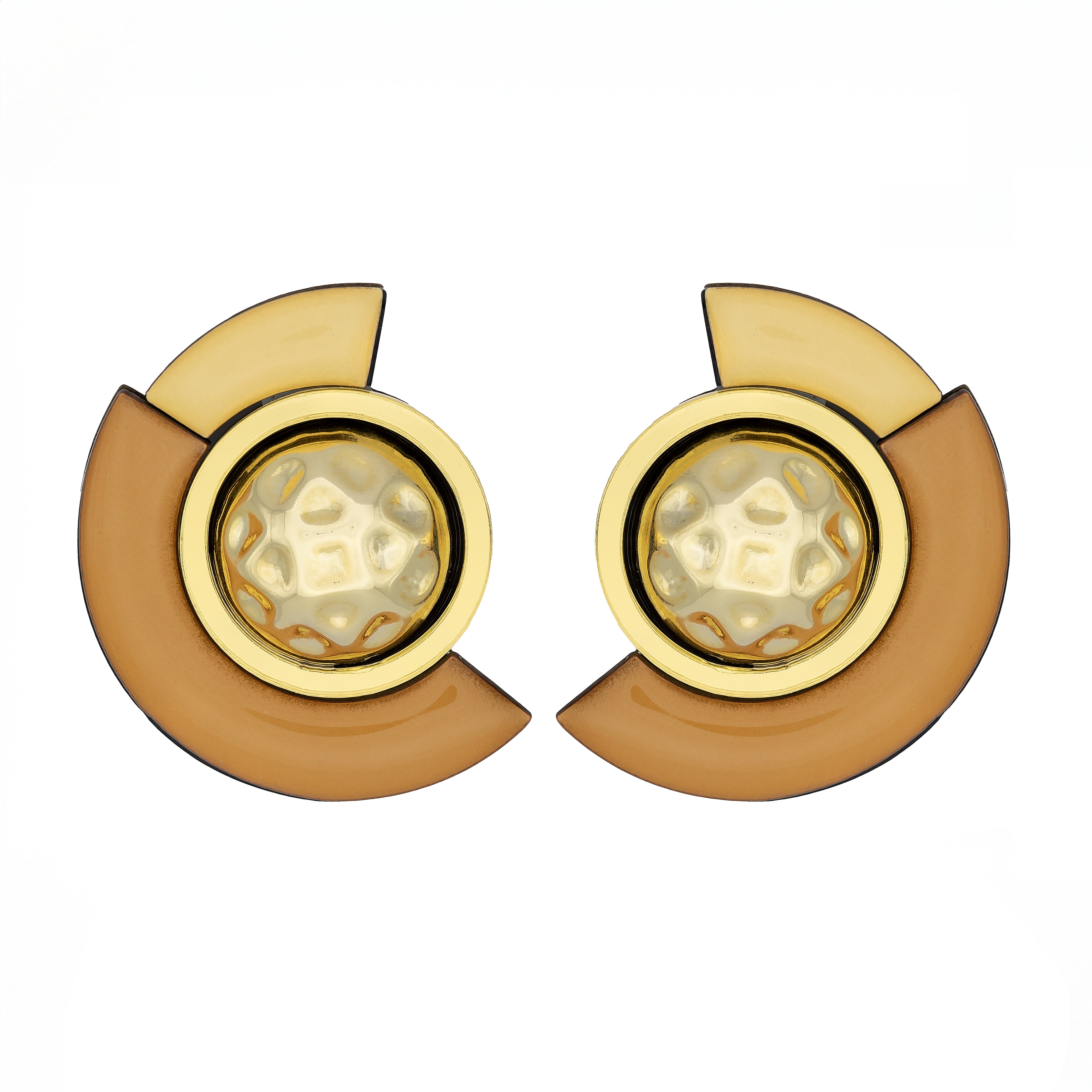 small Golden Hour Statement Earrings | Golden