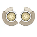 small Golden Hour Statement Earrings | Off white
