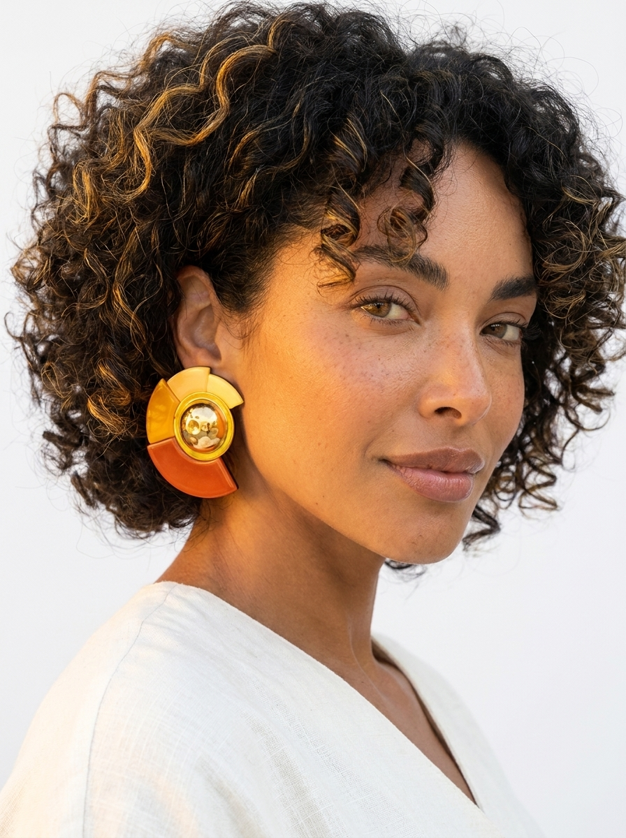 golden hour earring