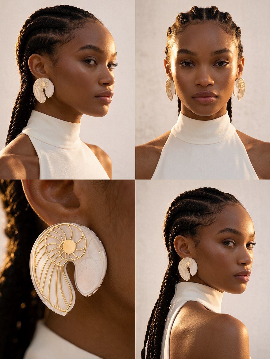 Ethereal Flow Statement Earrings